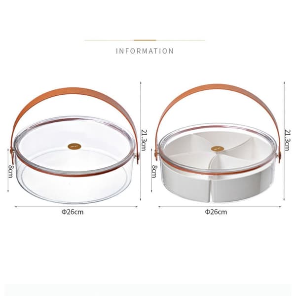 Hedelmävati Snack Box VALKOINEN White