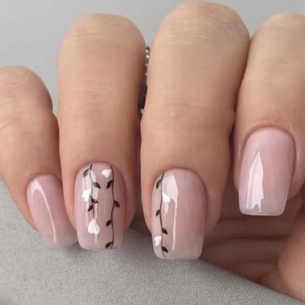 24 stk. False Nails Long Square W541 W541 W541