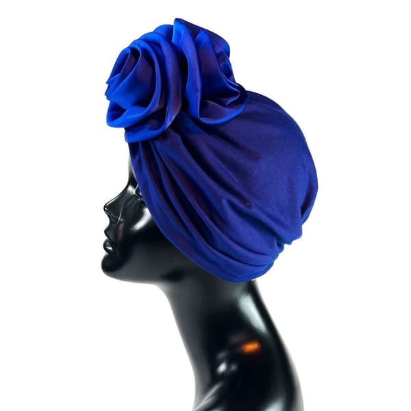 Elastisk pannebånd lue Vintercapser BLÅ blue