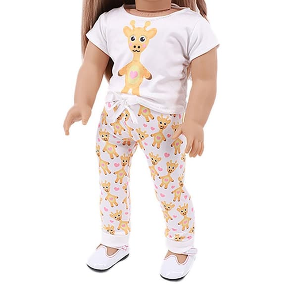 2 st/set Dockpyjamas Skjorta Byxor 1 1 1