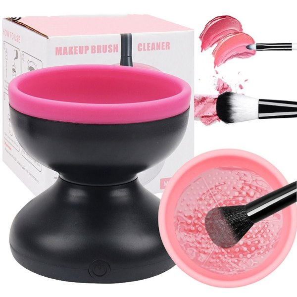Makeup Brush Cleaner Machine Kosmetisk Brush Cleaner Tool LILLA Purple