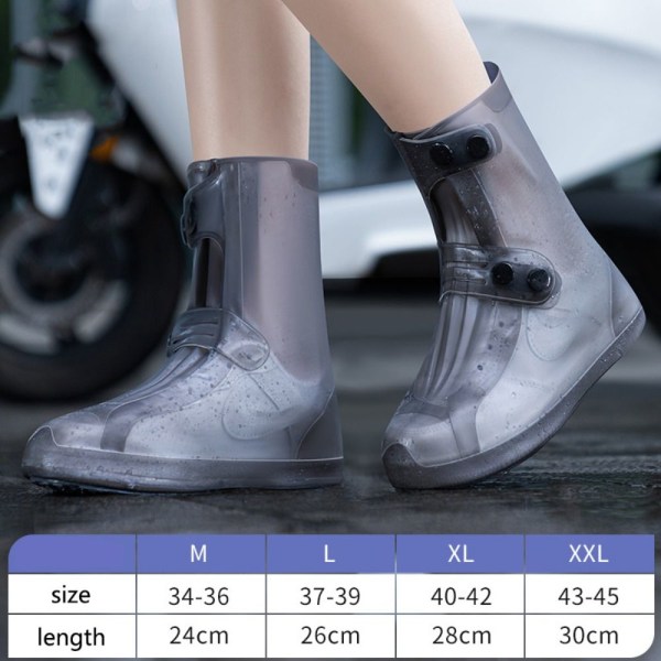 Rain Shoes Cover Sadekengät Boot TRANSPARENT XL transparent XL
