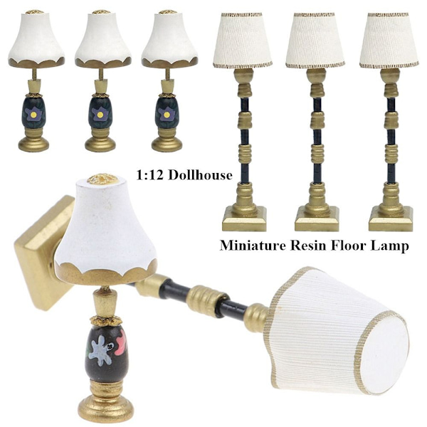 Miniatyr gulvlampe Krystallvegglampe 2 2 2