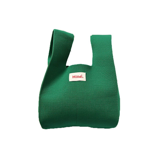 Strik Håndtaske Tote Bag GRØN green
