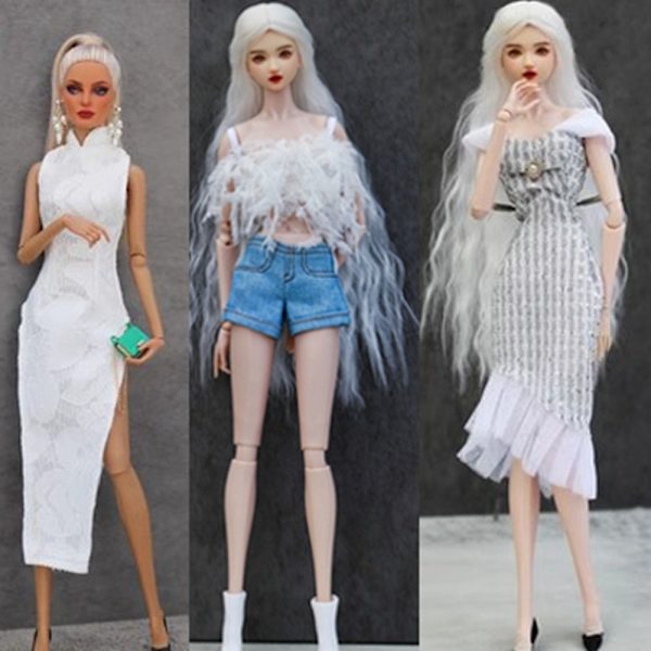 BJD Festkläder Klänningar Dockshorts Blus 4 4 4