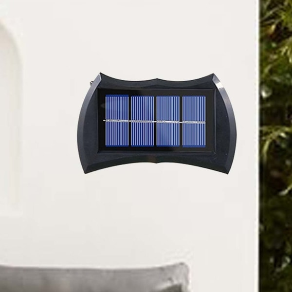 LED Solar Light Utvendig Vegglampe 6LED HVIT 6LED HVIT 6LED White