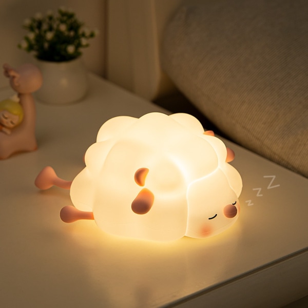 Night Light Panda Sheep Lamppu PINK SHEEP PINK SHEEP pink sheep