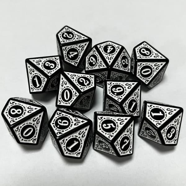 10 kpl set Noppapelit PUNAINEN red