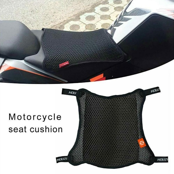 Motorcykel Motorcykel Andningsbar Sittdyna 3D Mesh Net Pad