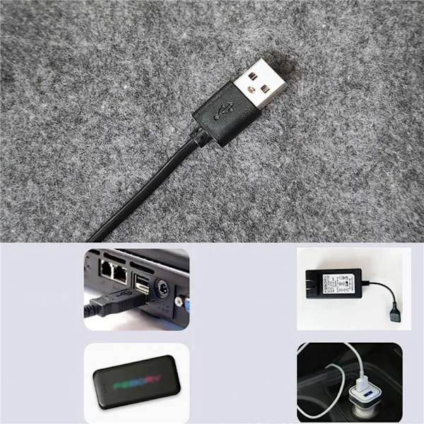 Elektriske tepper Mat Oppvarmet teppe 160X150CM2 USB 2 USB 160x150cm2 USB