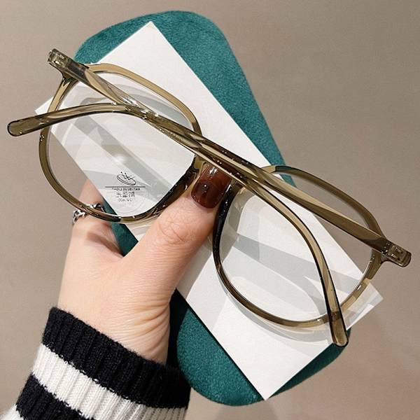 Anti-Blue Light Glasses Ylisuuret silmälasit HARMAA Grey