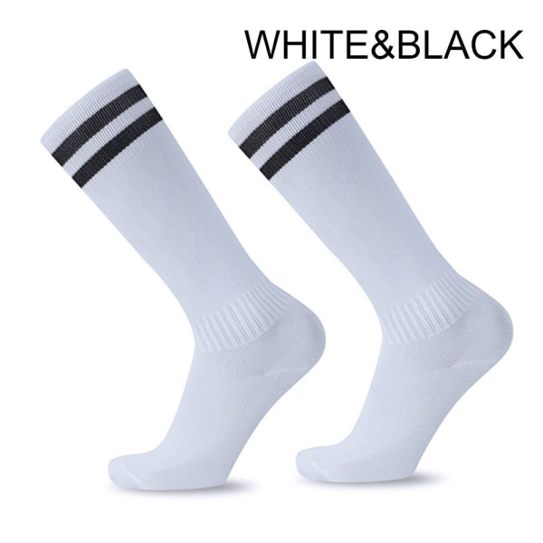 Fotballsokker Sportssokker HVIT&SORT white&black