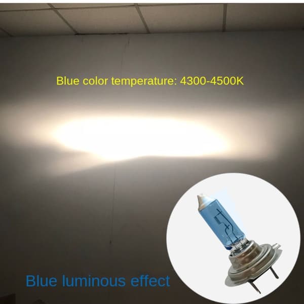 2 stk. Super Bright Platinum Halogenpære BLÅ 2 STK 2 STK Blue 2Pcs-2Pcs