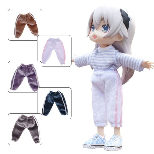 Långbyxor Docka Leggings Byxor GRÅ Grey