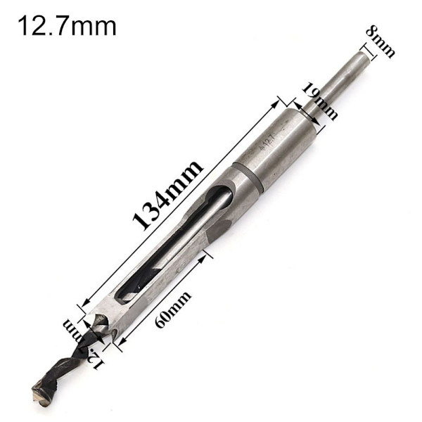 Neliömäinen reikäporanterä puuntyöstötyökalu 12,7 mm 12.7mm