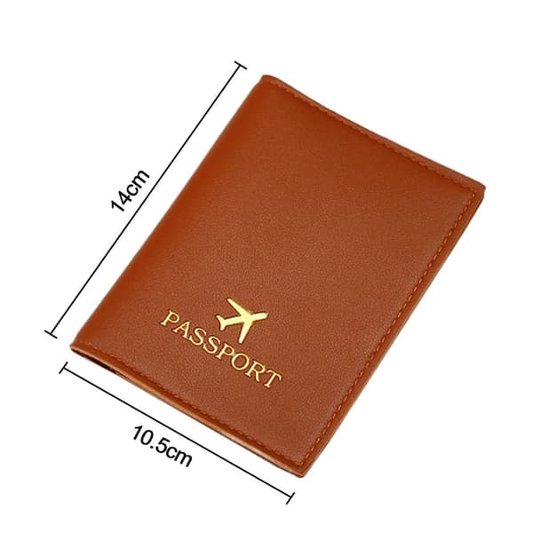 Cover Passplånböcker LJUSBRUN light brown