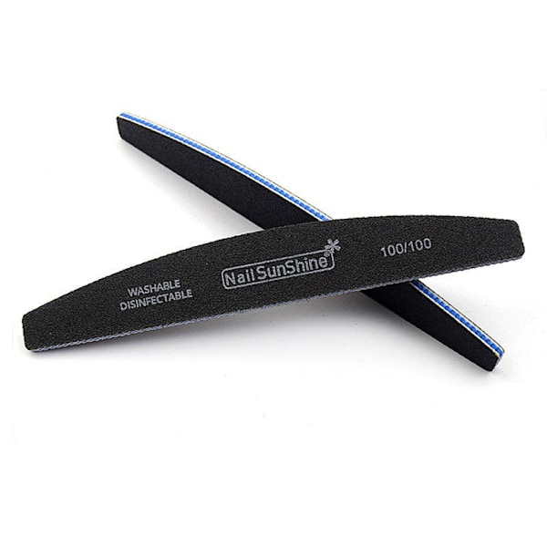 Nagelfilslipning Buffer Manikyr 5PCS-100-100 5pcs-100-100