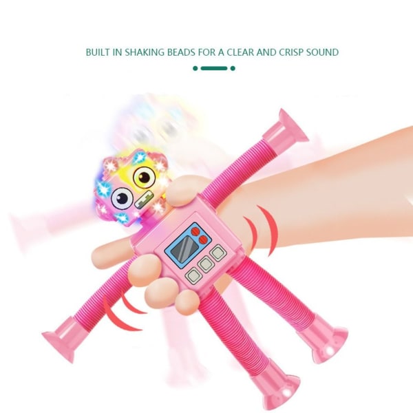 Teleskopisk Pop Tube Toy Spring Tube Toy STYLEA-MED LAMPA StyleA-With lamp