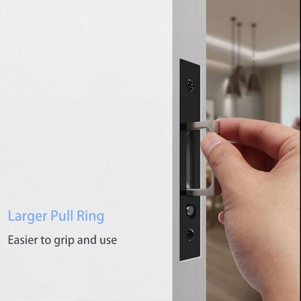 Pocket Door Edge Pull Liukuva Closet Oven kahvat Flush Pulls