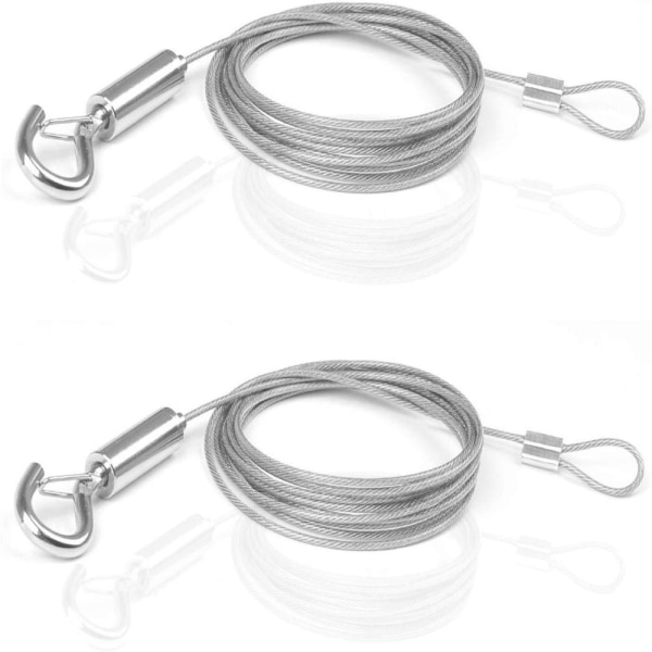 2 STK Bildehengende Wire Washing Line Rammer Wire Hangers