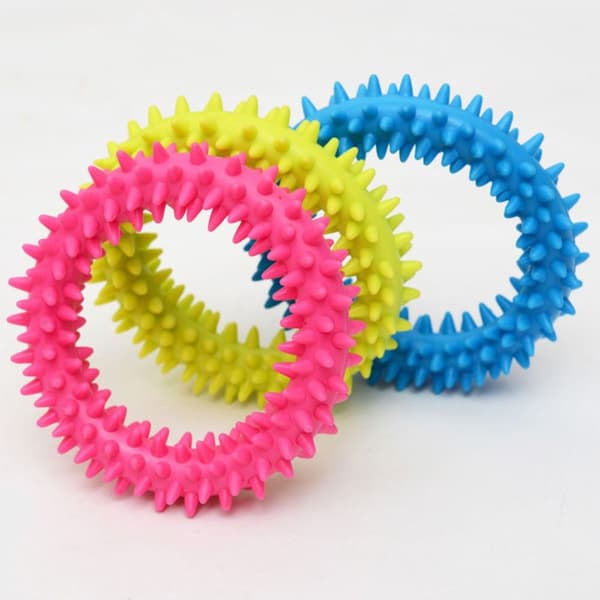 Chew Ring Toy Teething Pet BLÅ blue
