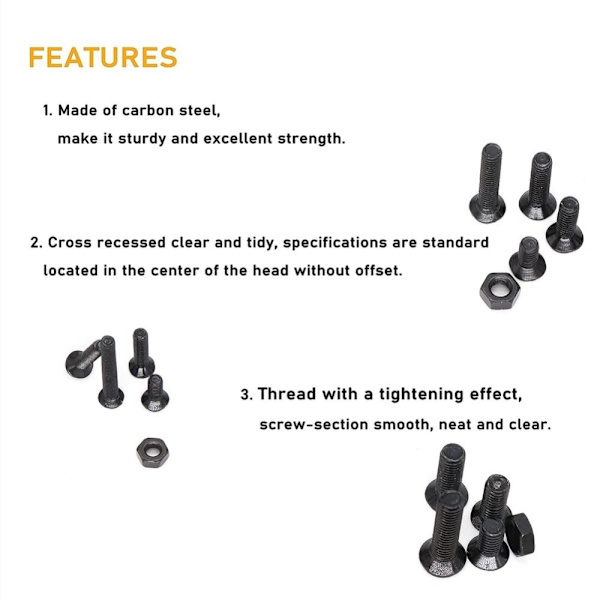 360 kpl Metric Screws Kit Phillips Machine Ruuvit Ruuvit ja
