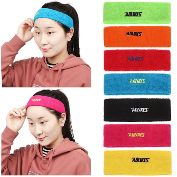 Cotton Sweat Pannband Herr Svettband GUL yellow