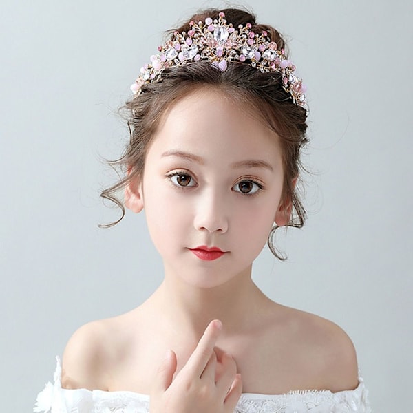 Princess Crown Tiaras Pandebånd STYLE 4 STYLE 4 Style 4