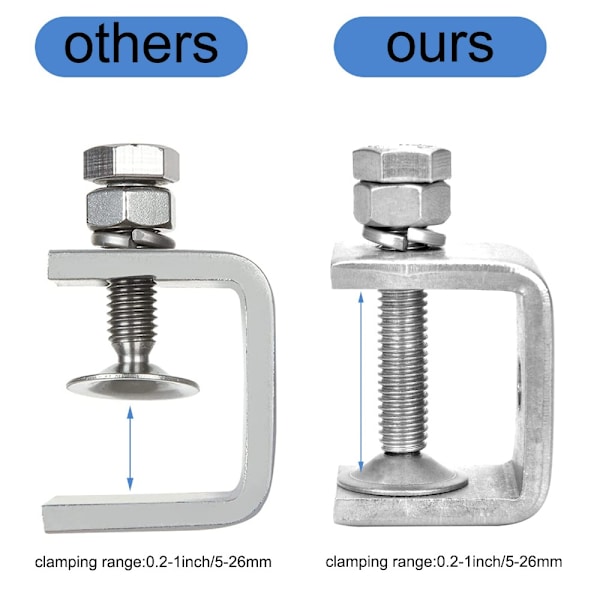 C-Clamp Træbearbejdning 6STK 6STK 6PCS