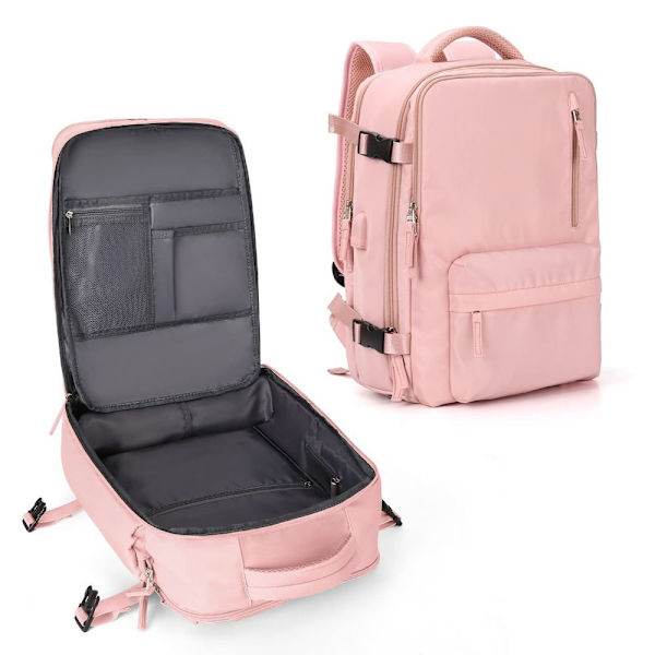 Reseryggsäck Laptop Ryggsäck BEIGE Beige