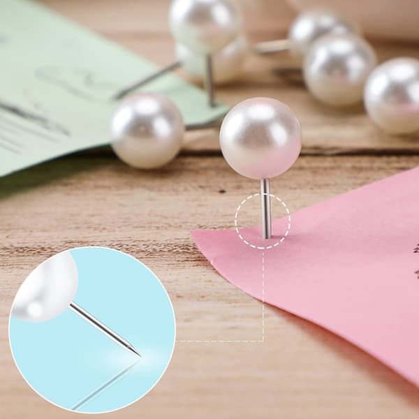 100 STK Push Pins Kort Tacks Dekorative Thumb Tacks