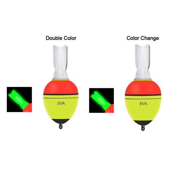 EVA Fishing float Ljusande flöte 50GDOUBLE COLOR DUBBEL FÄRG 50gDouble Color