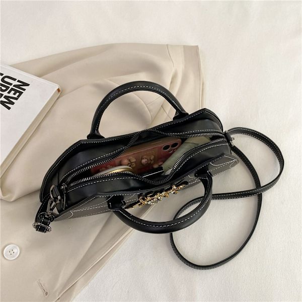 Halloween Crossbody Bag Top Handle Bag MUSTA Black