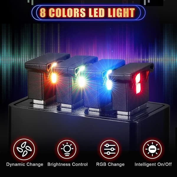 Bilinnredningslys USB Atmosphere Light Nattlampe