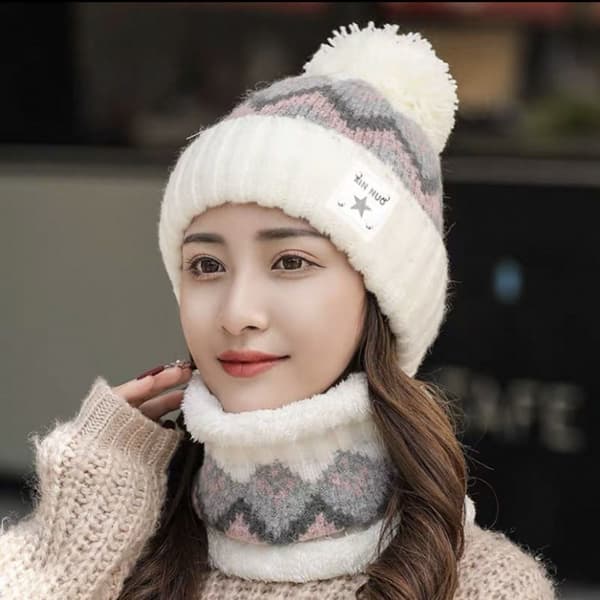 Beanies Lue Halsvarmer LYSEGRÅ light grey