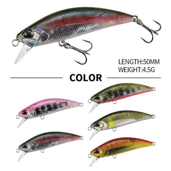 Minnow Bait kelluva viehe B B B