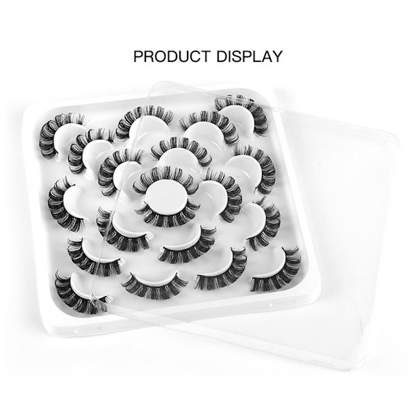 10 par Russian Strip Lashes Lösögonfransar 1010 1010