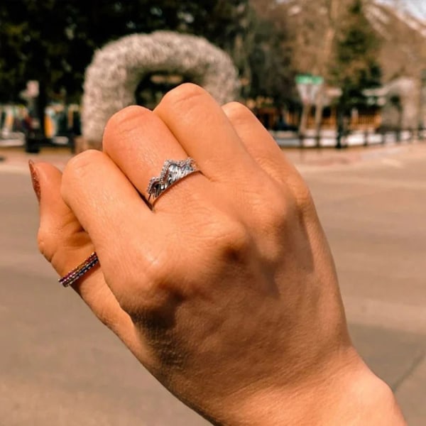 Mountain Ring Par Ring SØLV 7 Silver 7