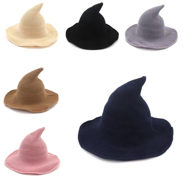 Halloween Häxhatt Long Point Hat BEIGE beige