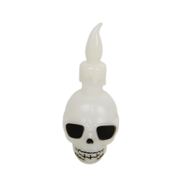 Halloween skalle ljus Elektronisk lampa VIT white