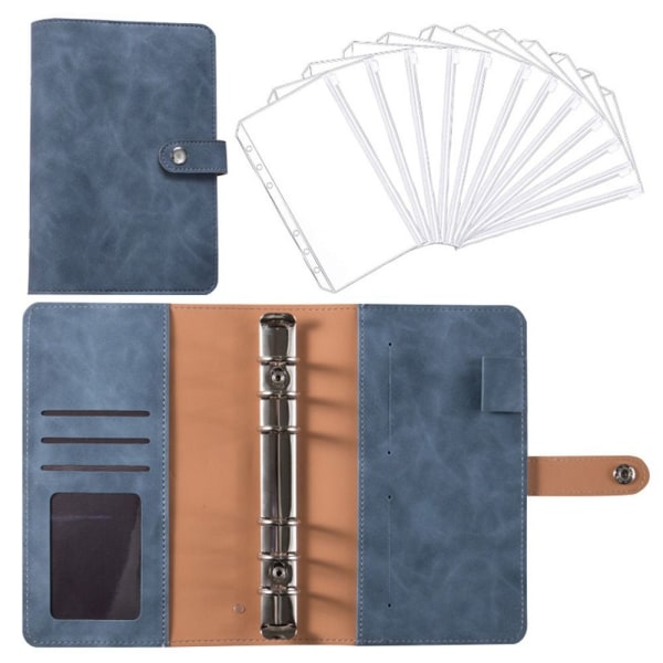 Budget Binder Notebook Bill Organizer TUMMAN SININEN dark blue