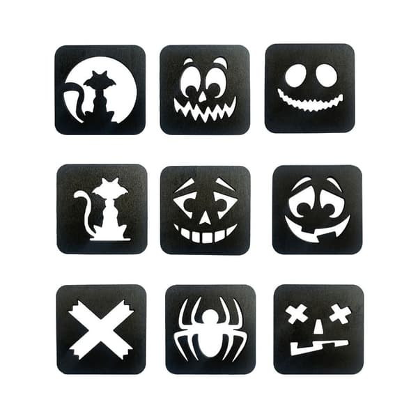 Halloween Coasters -tabletti H H H