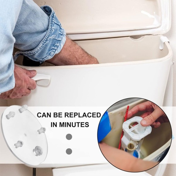 4 kpl Vaihto-WC:n läppätiivistetiivistealuslevy 4Pcs