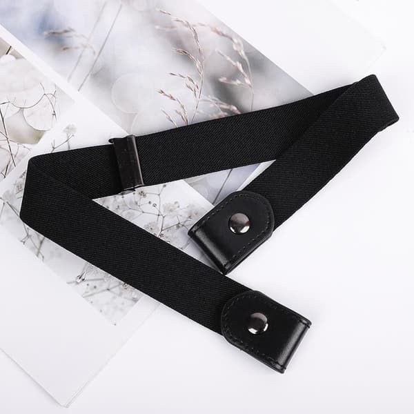 2 st Spännefritt bälte Midjebälte G-MED SPÄNNE G-MED SPÄNNE G-with buckle