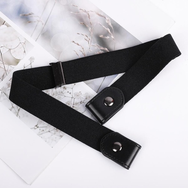 2 stk spennefritt belte midjebelte D-MED SPENNE D-MED SPENNE D-with buckle