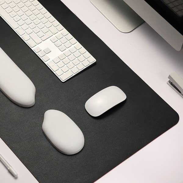 Håndleddsstøtte Musematte Tastaturpute MUSEMATTE - HVIT MUS Mouse Pad-White