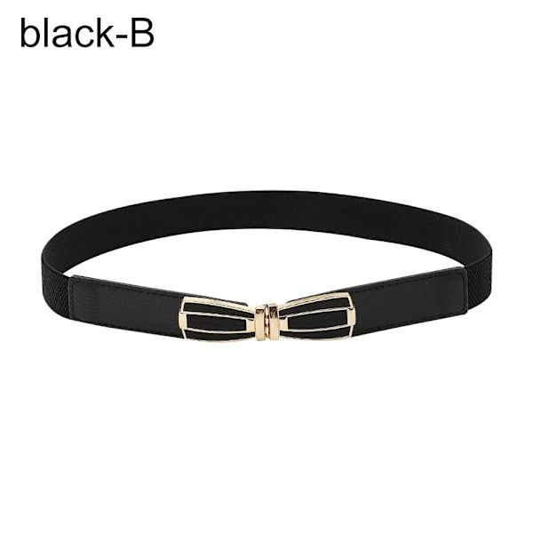Elastiske bælter Taljerem SORT B B black B-B