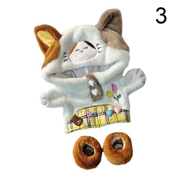 20 cm Nukkevaatteet Nukenhupparit 3 3 3