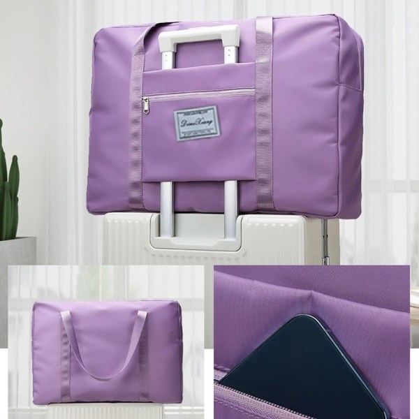 Tote Bag Travel Duffel Bags LILLA L Purple L