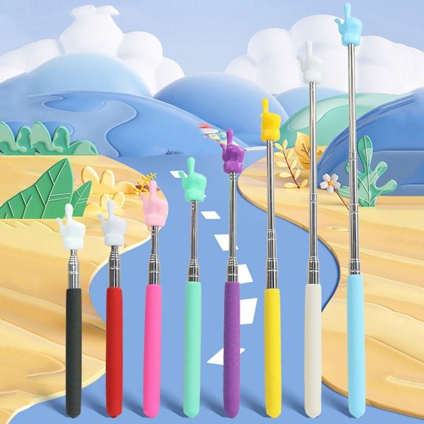 Finger Reading Sticks Teaching Stick BLÅ Blue